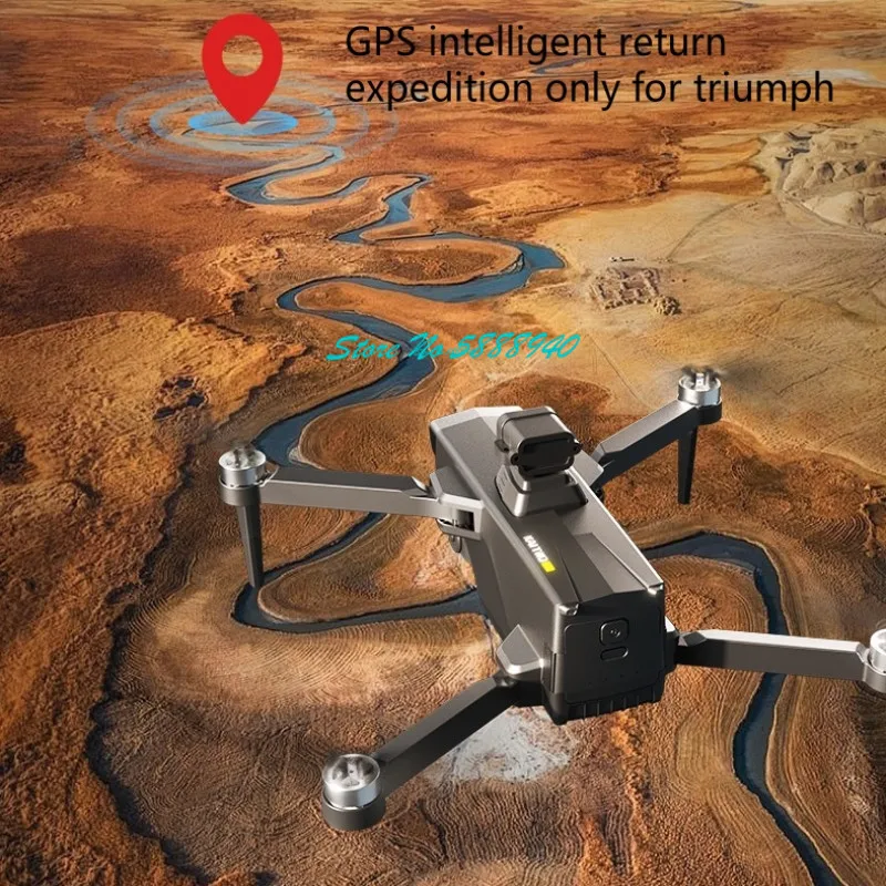 Upgraded 8K ESC Brushless GPS Return 5.6in Screen FPV Remote Control Drone 5G 3Axis Gimbal 360° Obstacle Avoidance RC Quadcopter