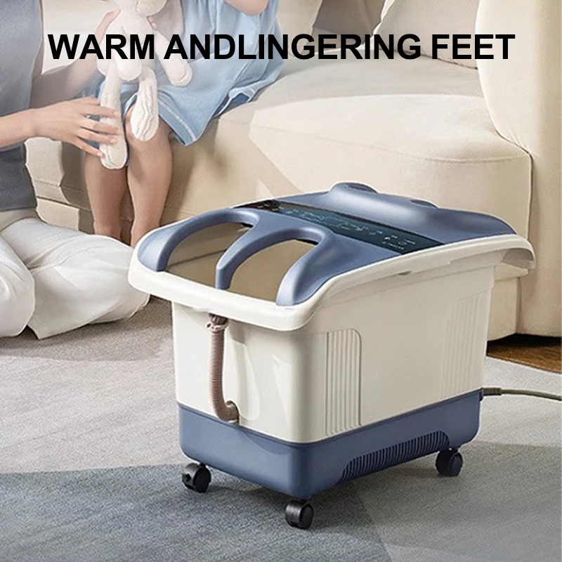 Double Massage Sweat Steam Fumigation Three-in-one Foot Bath PTC Heating Intelligent Constant Temperature Foot Bath Bucket