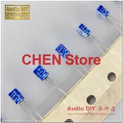 50PCS/100PCS Malaysia ELNA RC3 16V10UF 4X5MM audio electrolytic capacitor 10uF/16V blue robe 10uf 16v Ultra small volume