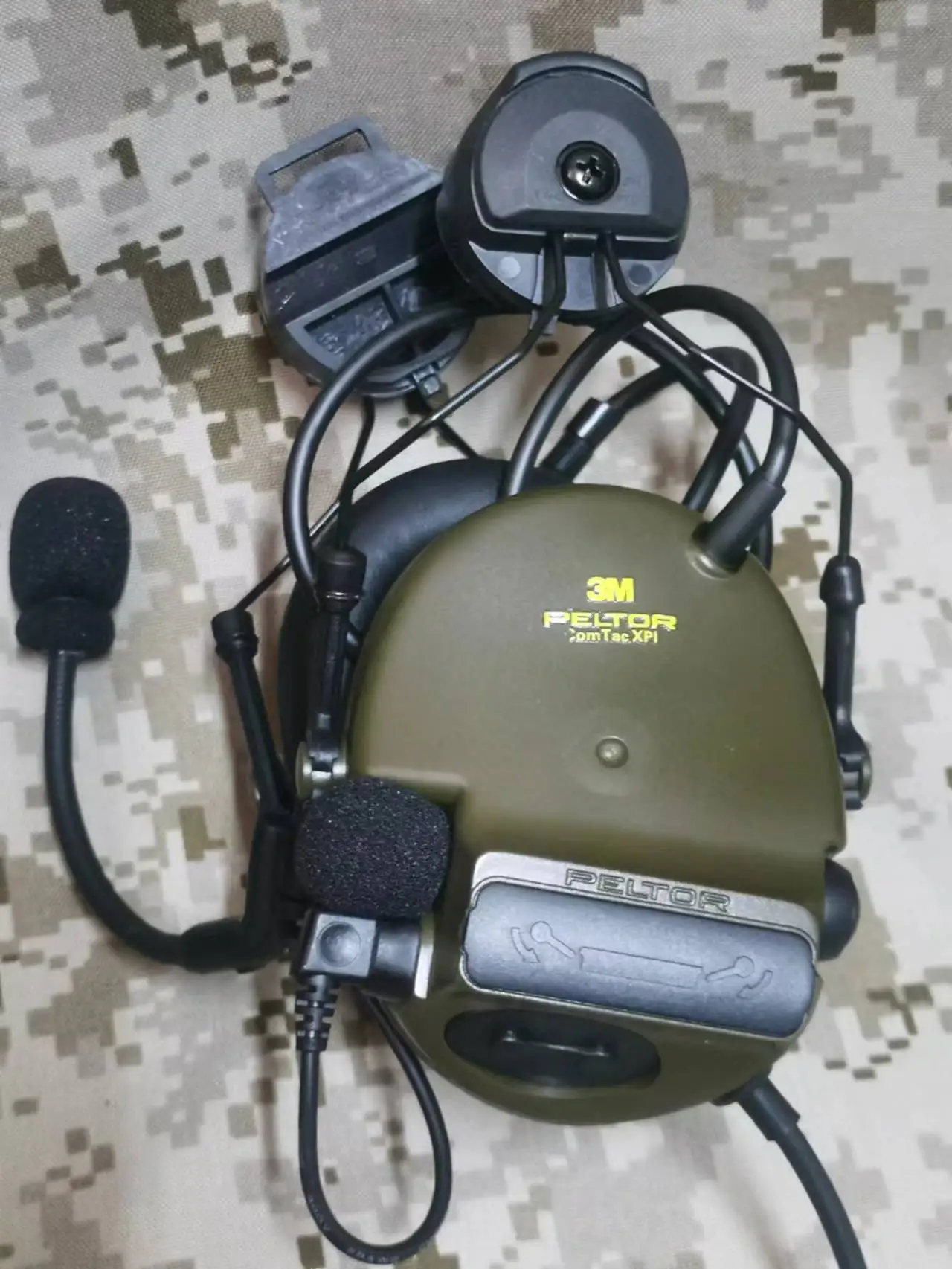 タクティカルヘッドセット Comtac XPI VI ピックアップ ノイズキャンセ