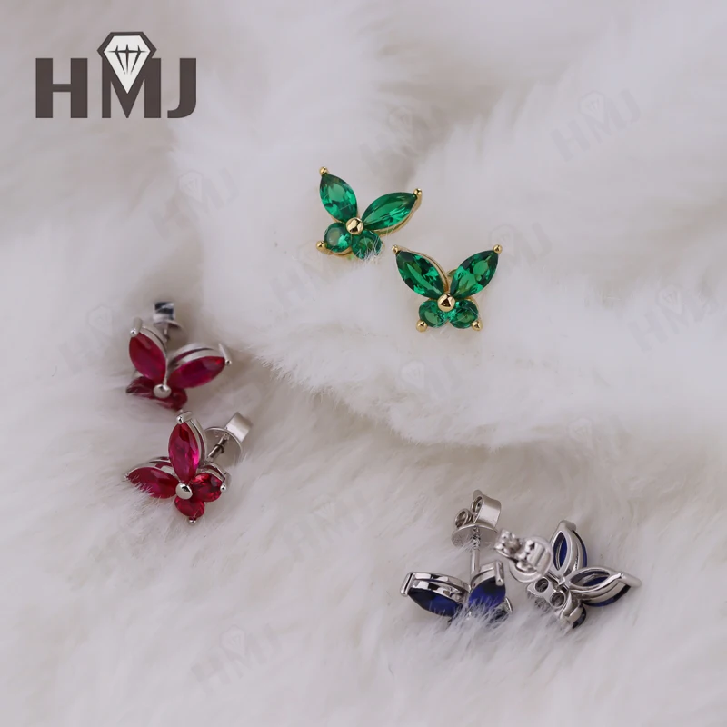 

Серьги женские, серьги из стерлингового серебра 925 пробы, муассанит, бриллиант, Rbuy, изумрудно-синий сапфир, ювелирные изделия премиум-класса, подвески, подарки