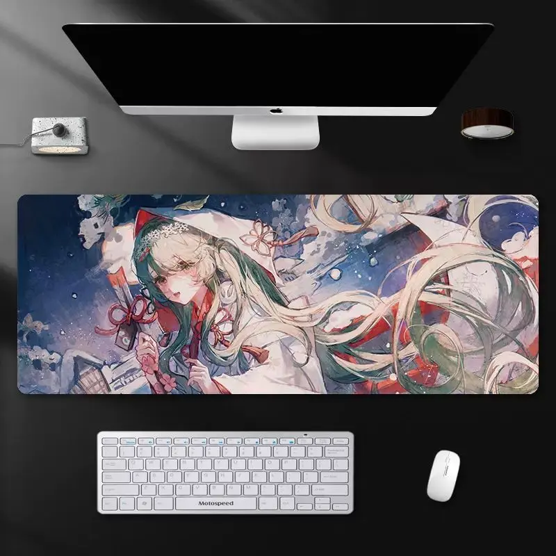 

Setup Gamer Accessories Art Table Laptop Mouse Pad Kawaii Gaming Pad on The Tableanime Mouse Mats Mouse Carpet Rug Keyboard Pad