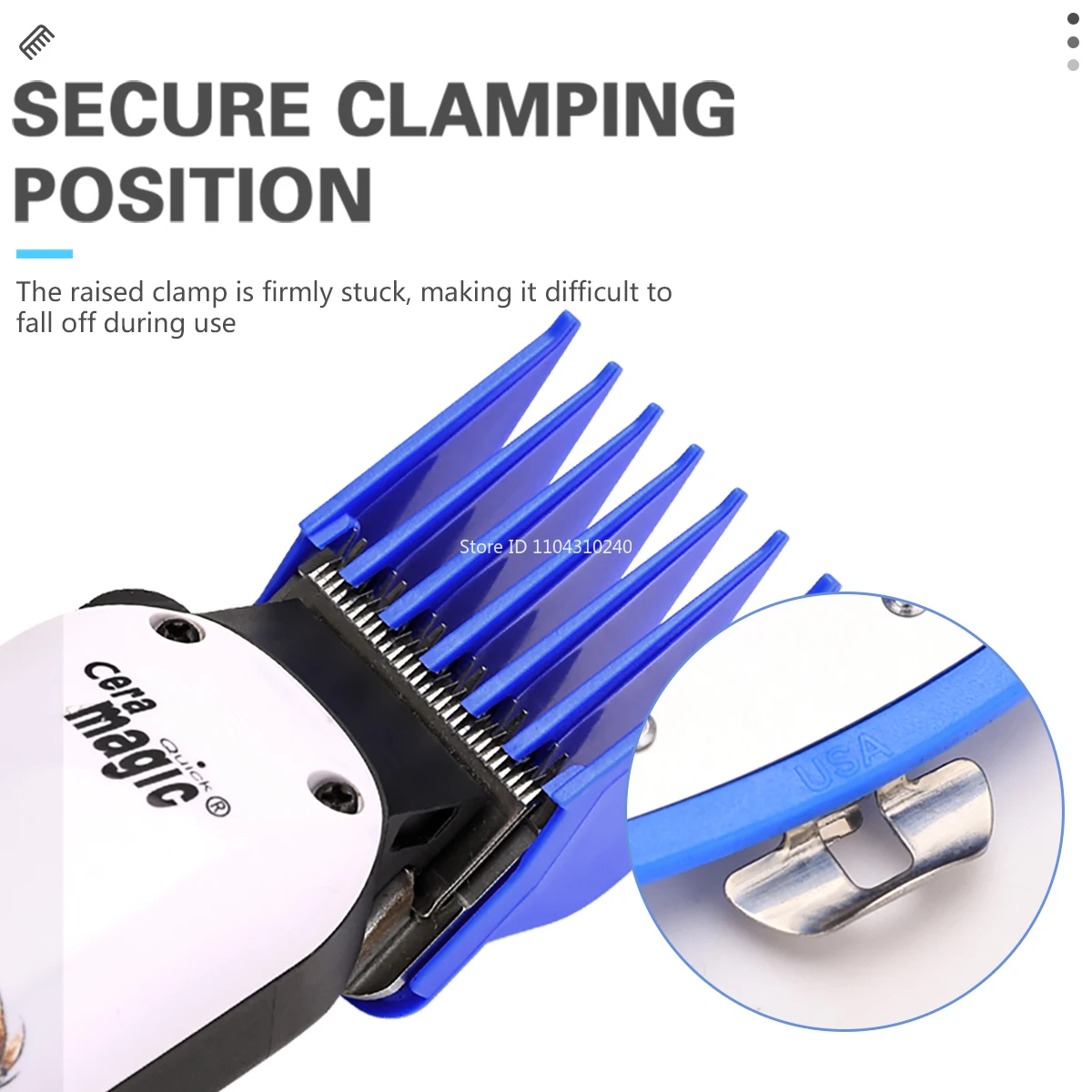 Universal Hair Clipper Guards Barber Trimmer Attachment Limit Combs Professional Barber Accessories Replacement Set Limit Combs image 5