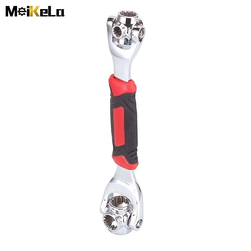 52in1 Universal Socket Wrench 360° Multifunctional Flower-Shaped Twelve-Angle Socket Wrench Set Car Maintenance And Repair Tools