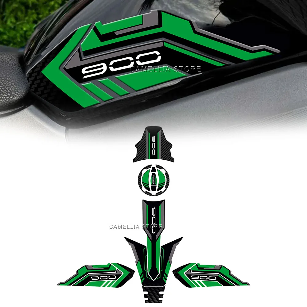 

Motorcycle Sticker Waterproof Motorcycle Tank Pad Sticker New Motorcycle Shell Sticker Kit for KAWASAKI Z900