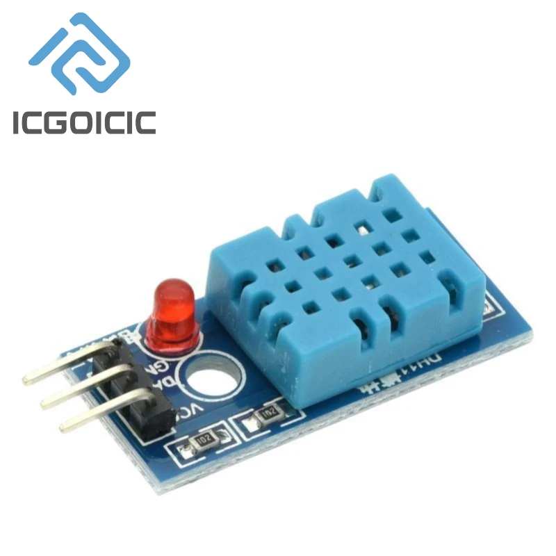 KY-015 DHT11 وحدة استشعار درجة الحرارة والرطوبة الرقمية - 3pin، لمجموعات المبتدئين Arduino DIY
