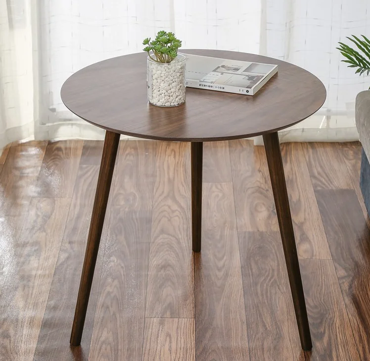 China Factory Nordic Small Tray Living Room Furniture Coffee Side Wood Modern Corner Table
