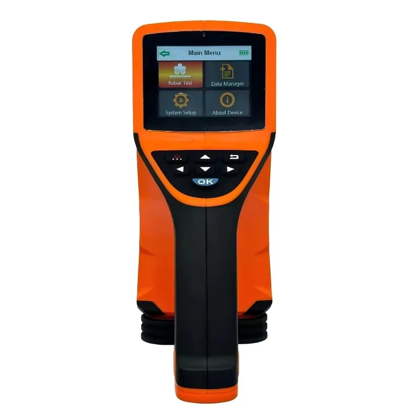 2025ZBL-R670A كاشف حديد التسليح المعدني الصناعي لقياس سمك غطاء الخرسانة اختبار غير تدميري 5 سنتيمتر لفائف 3 سنوات