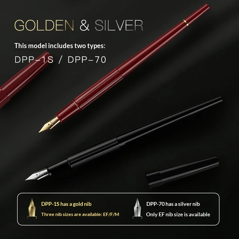 PILOT Practice Fountain Pen High Qulity Ergonomic Barrel Easy-Snap Gap Dual Ink Mode Outline Sketch Adult Calligraphy Men's Gift