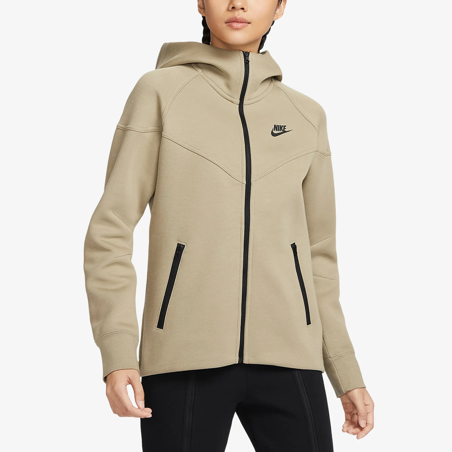 Nike genuine comfortable women's sports training knitted hooded daily jacket FB8339-276