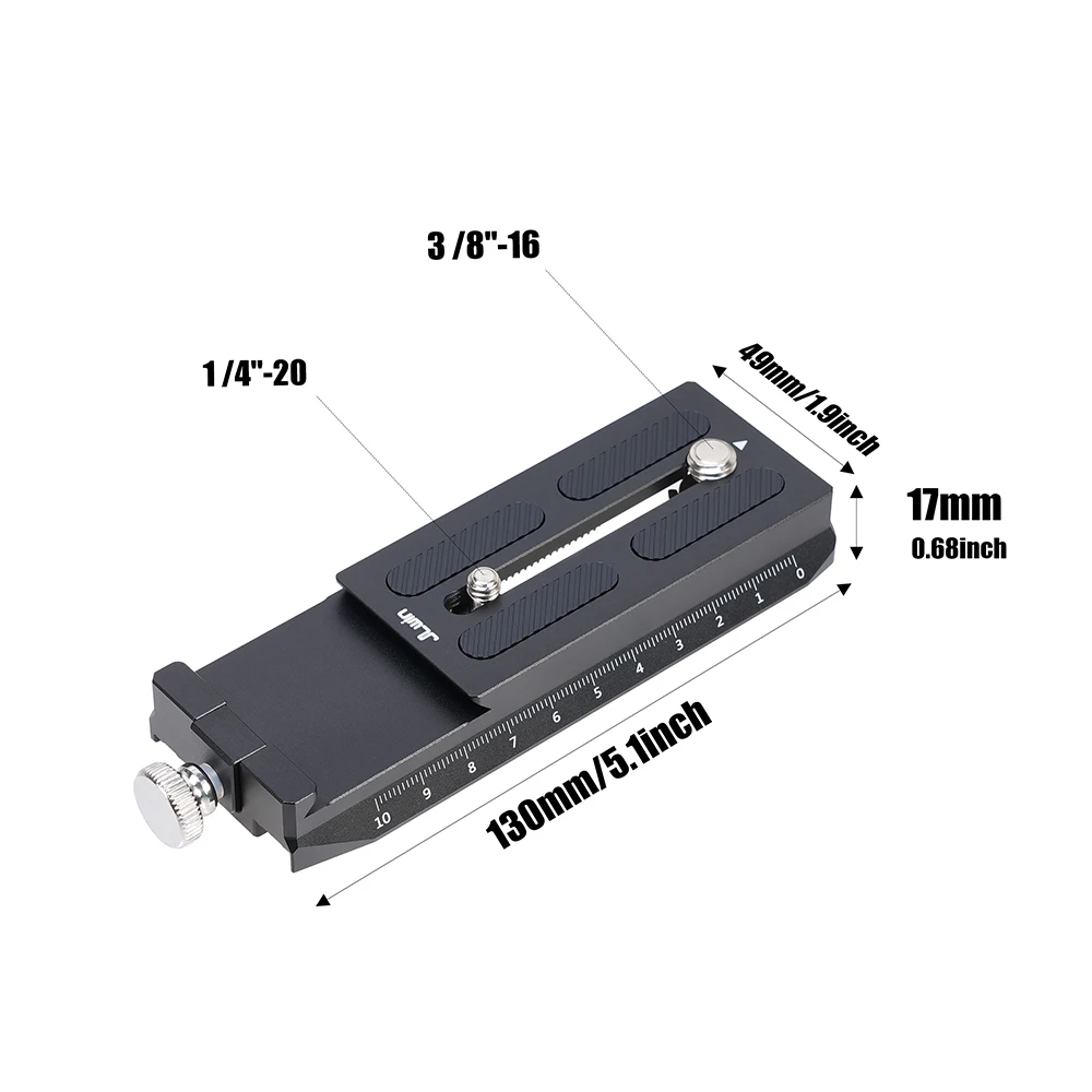 FOTGA Quick Release Plate Compatible with DJI RS2 RSC2 RS3 RSC3 RSC3 PRO DSLR Camera Gimbal Plate Stabilize for Manfrotto-Type