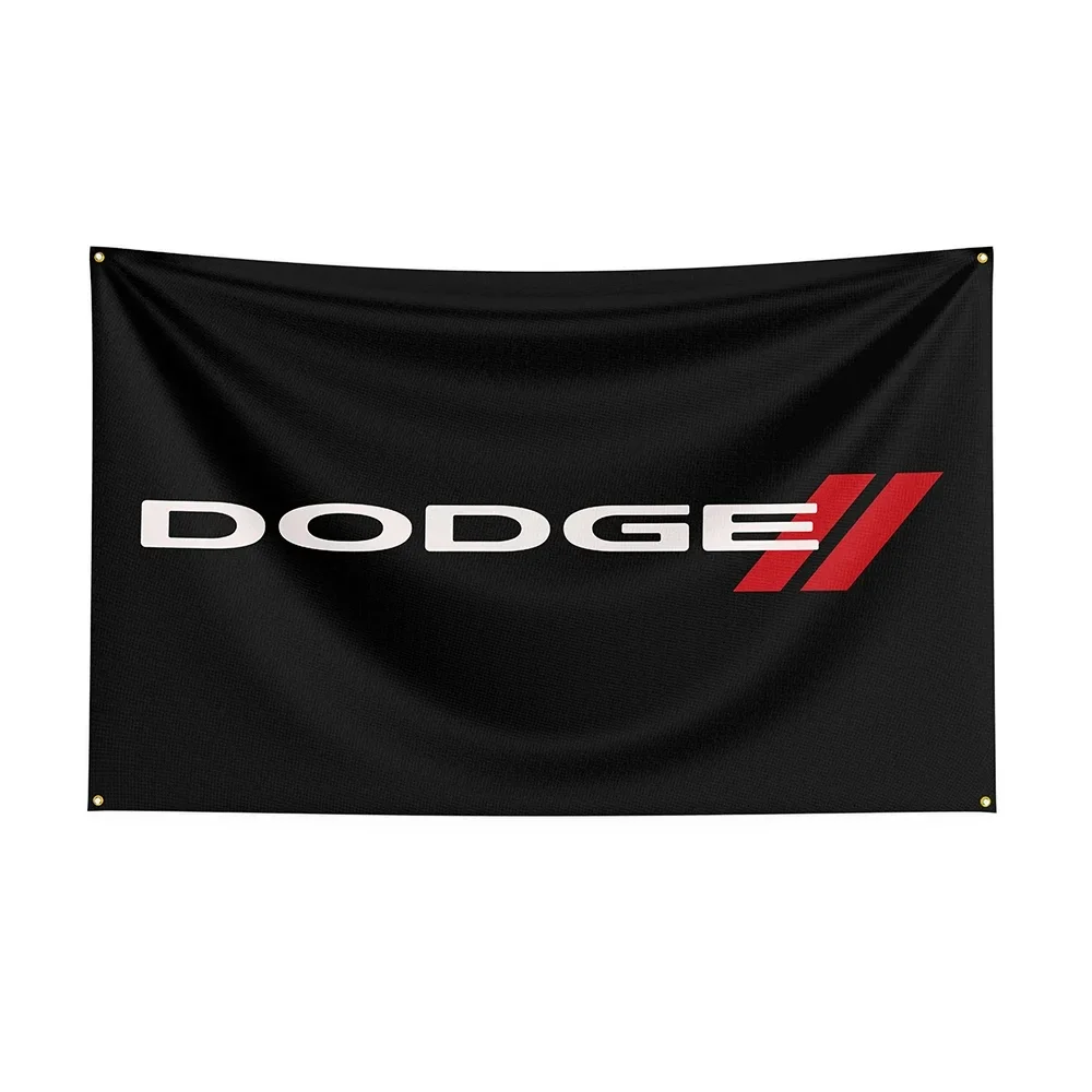 

3X5FT Flag 90x150cm Dodges Racing Flag Polyester Printed Racing Car Banner For Decor 3x5 ft banner flag decoration banner