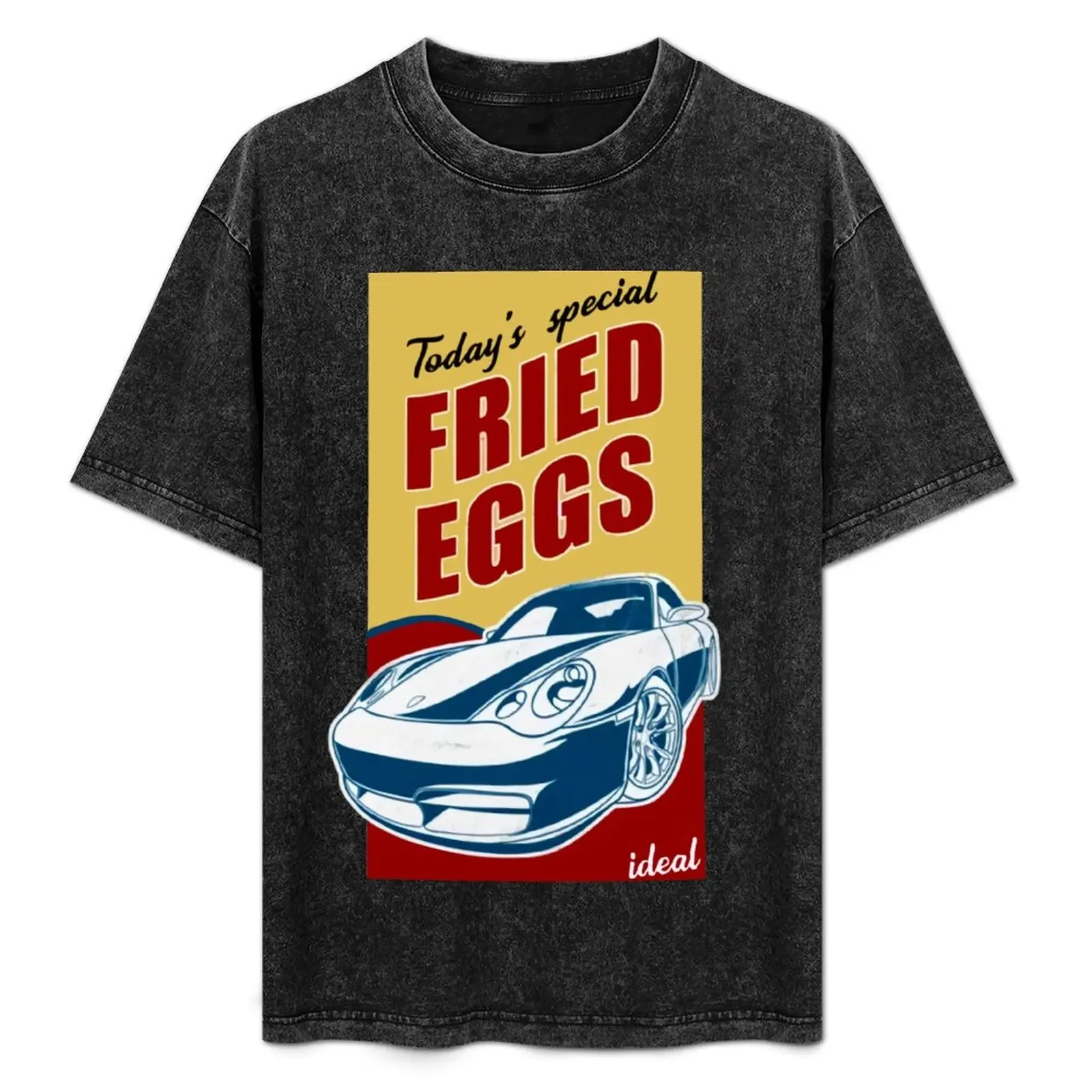 

Fried Egg 9-11 Po-rsche 996 T-Shirt sublime quick drying plus size clothes big and tall t shirts for men