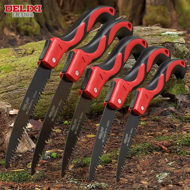 Folding Hand Saw,SK5 Steel Blade,Anti-Slip Grip,Portable Manual Saw for Wood Cutting,Cutting Saw for DIY ProjectsDELIXI ELECTRIC - view 6