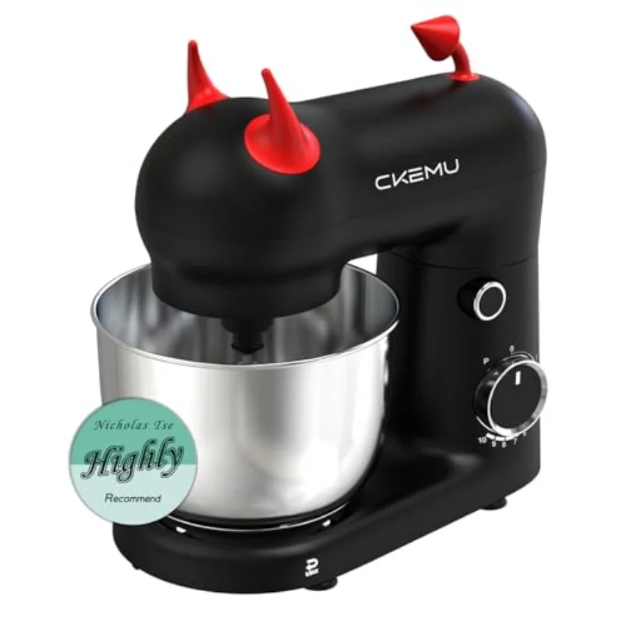 

Stand Mixer Compact and Space-Saving Stainless Steel Bowl Unique and Playful Design Effcient 300W Motor Dishwasher-Safe Attachm