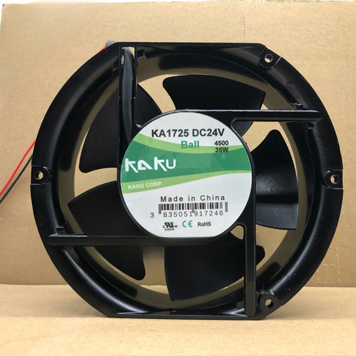 for Kaku clamping fan for KA1725DC24V DC24V 35W 17251 elliptical cabinet fan