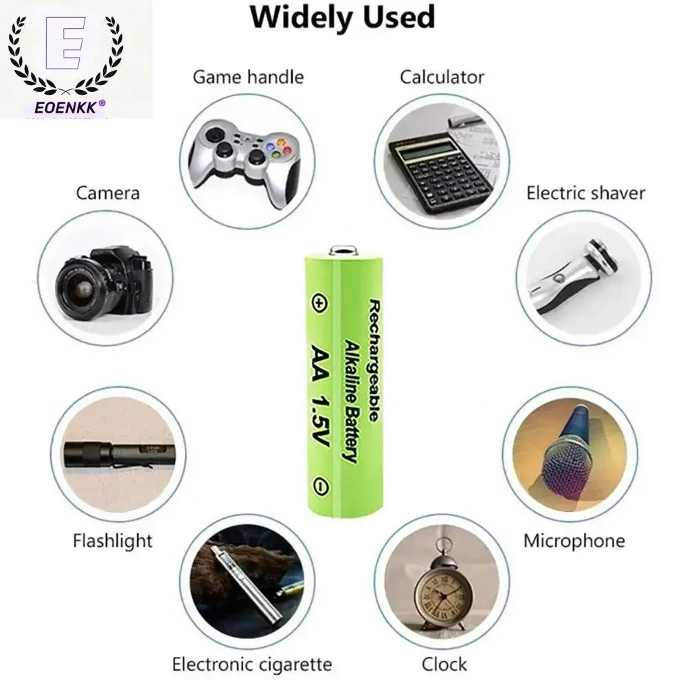 1.5V AA 3800mAh NI-MH Rechargeable Battery for Torch Toys Clock MP3 Player Wireless Keyboard Wireless Mouse Replace Rechargeable