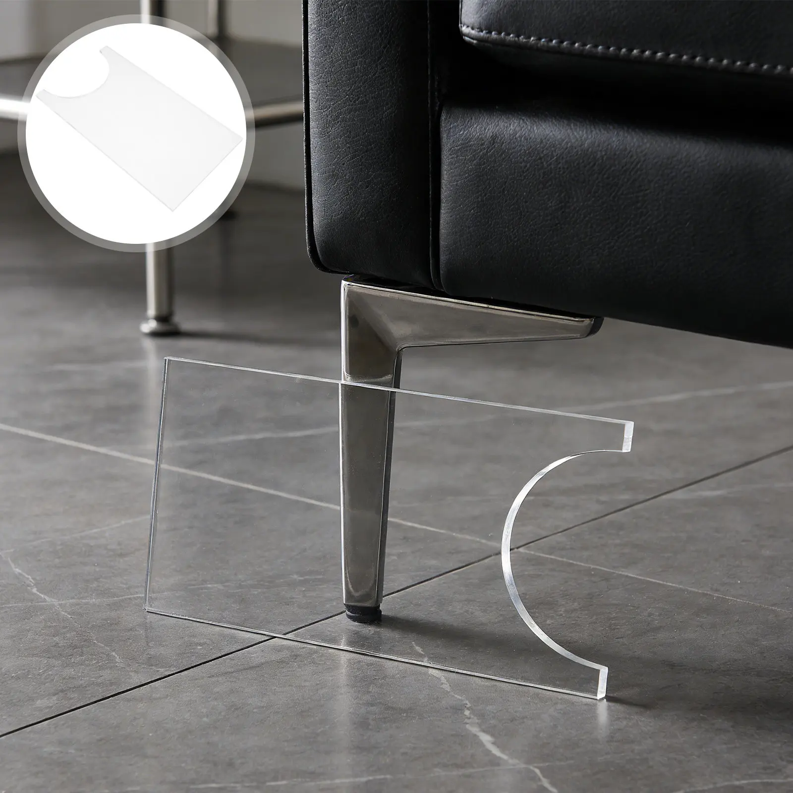 

2 шт. Прозрачные акриловые ограничители для диванов, универсальные настенные разделители, защита мебели от скольжения и зазоров