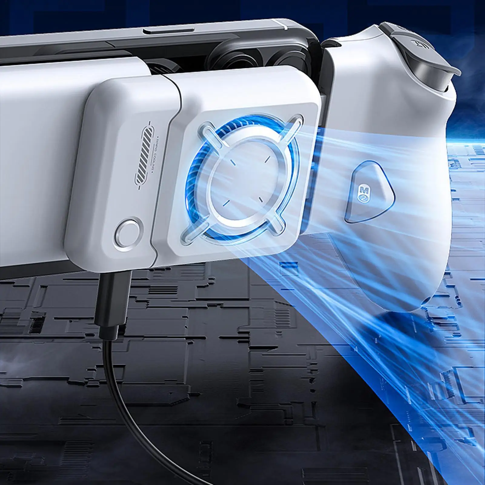 Stretching Gamepad Radiator Gamepad Cooler Three-Gear Adjustable Low Noise Radiator For MEMO S 2/S3 Extendable Handle Radiator