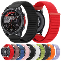 22mm Nylon Loop Watch Band For Zeblaze Stratos 4 GPS Strap For Zeblaze Stratos 3 2 Ultra Vibe 7 Pro Btalk 3 Pro Braided Bracelet