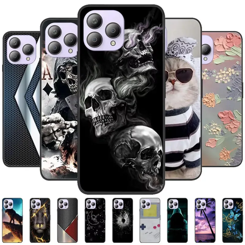 For Cubot P80 Case Cool Skull Shockproof Back Cover Funda For Cubot P80 Phone Cases Soft Silicone Shell P 80 Protector Phone Bag