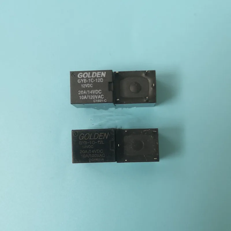 100% New  Original GOLDEN GYB-1C-12D GYB-1C-24D 5PINS 20A 12VDC 24VDC Automobile relay