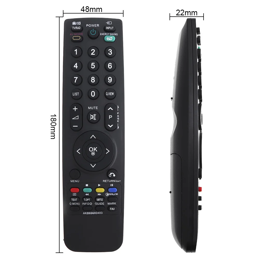 Universal TV Remote Control Controller with Long Transmission Distance for LG AKB69680403 TV Smart LCD LED Plasma TV