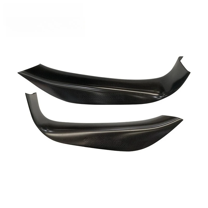 Dry carbon fiber modified automotive interior threshold pedal