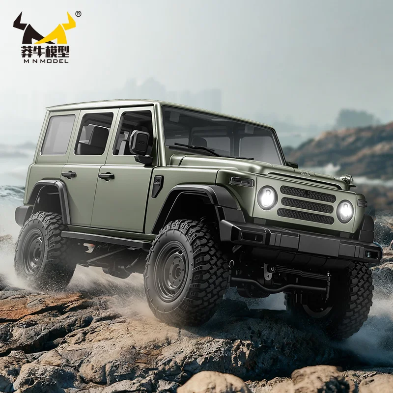 MN Model MN212 1:12 RC Car 4WD 2.4G Remote Control Car Off-road Climbing RC Crawler 60mins Working LED Light Truck Toy Gift