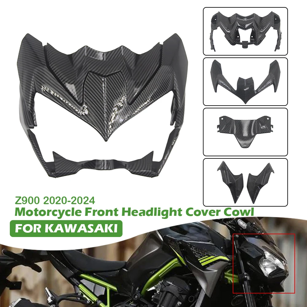 

Аксессуары для мотоциклов для KAWASAKI Z900 ZR900 2020-2024, обтекатель передних фар автомобиля, пластина, можно покрасить
