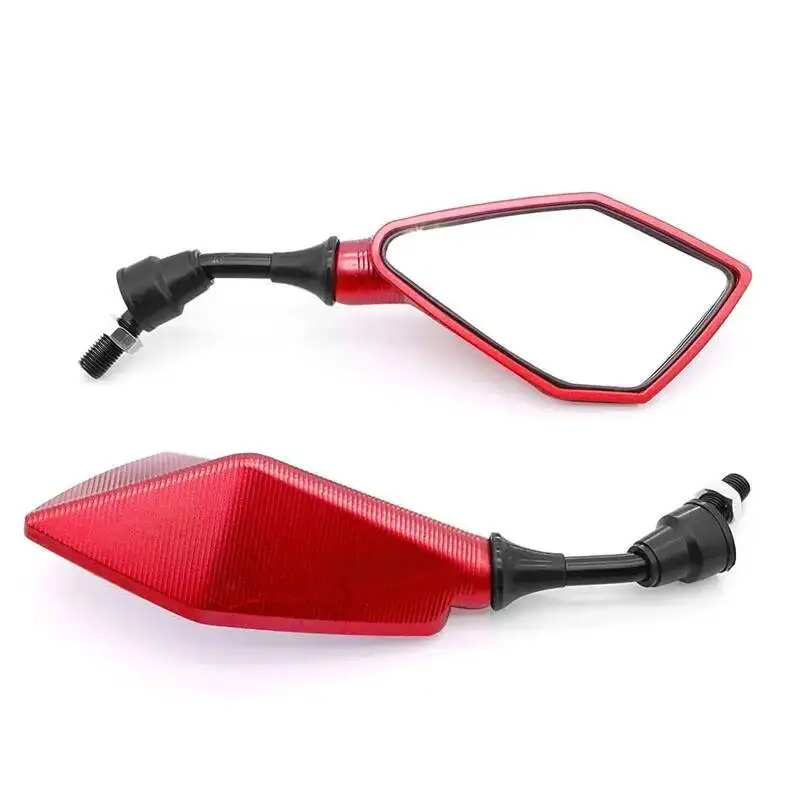 10mm Spiegel für Fahrradlenker, Motorrad, verstellbarer Rückspiegel, breiter Seitenwinkel, flexibler Roller-E-Bike-Rückspiegel, Hilfsspiegel – Detail 10
