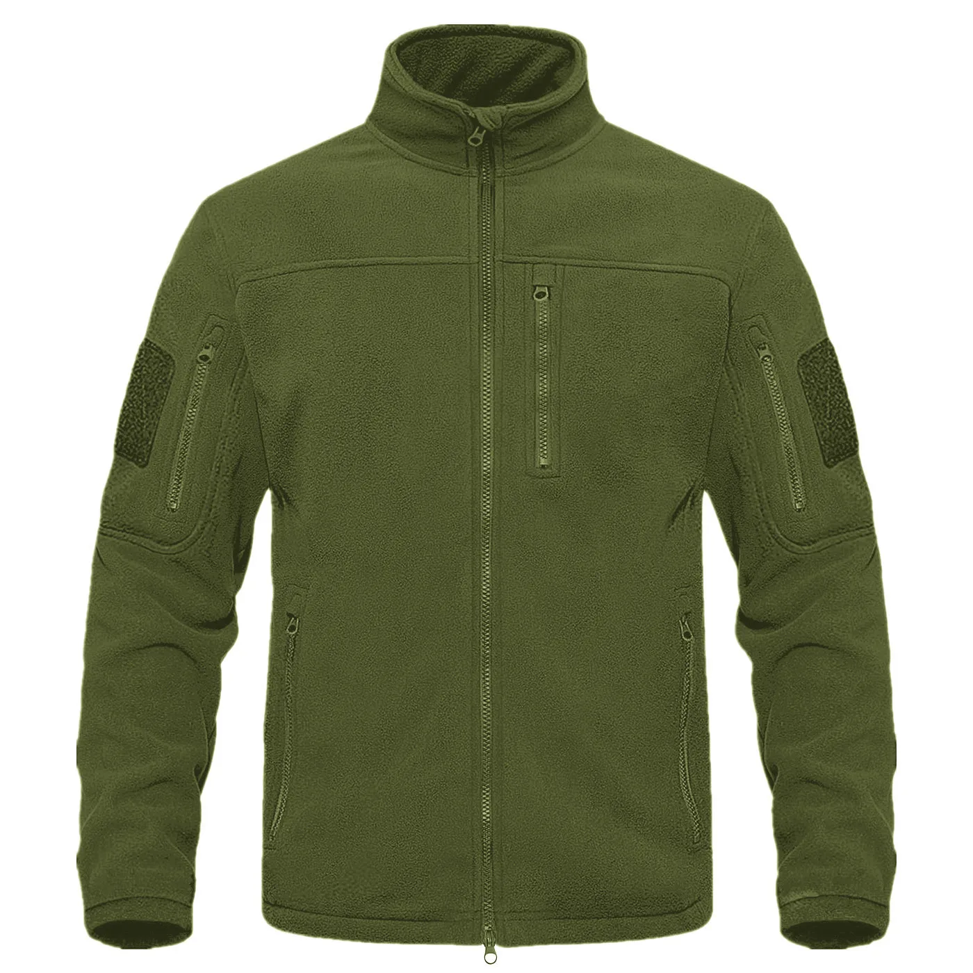 

2025 New Men's Thickened Outdoor Sports Fleece Jacket, Stand Collar Fleece Coat, Warm Hiking Jacket