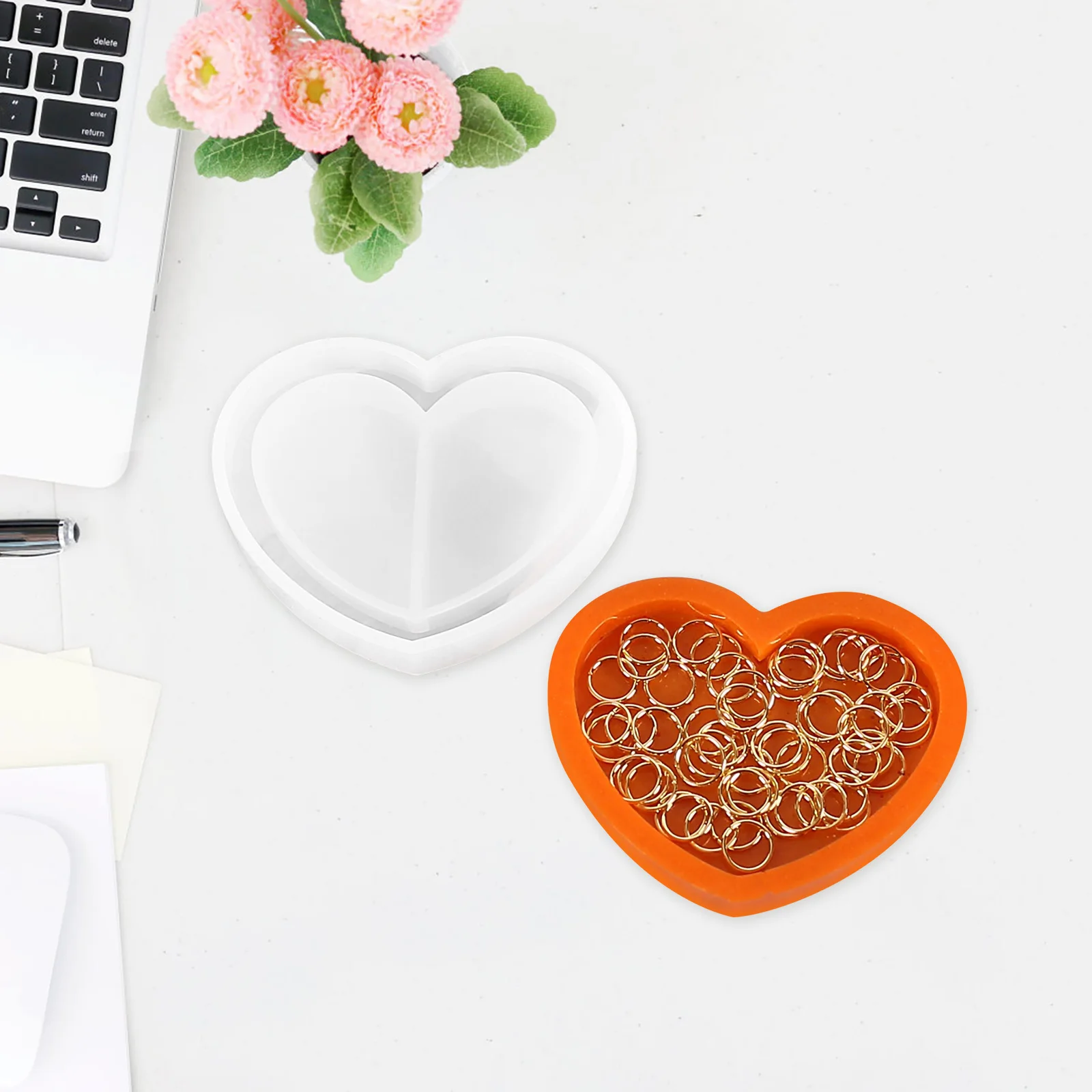 

3 шт., форма для рукоделия ручной работы, подвесные формы для украшений, практичные антипригарные формы, легко отдельные, идеально подходят для значимых подарков, ручная форма «сделай сам»