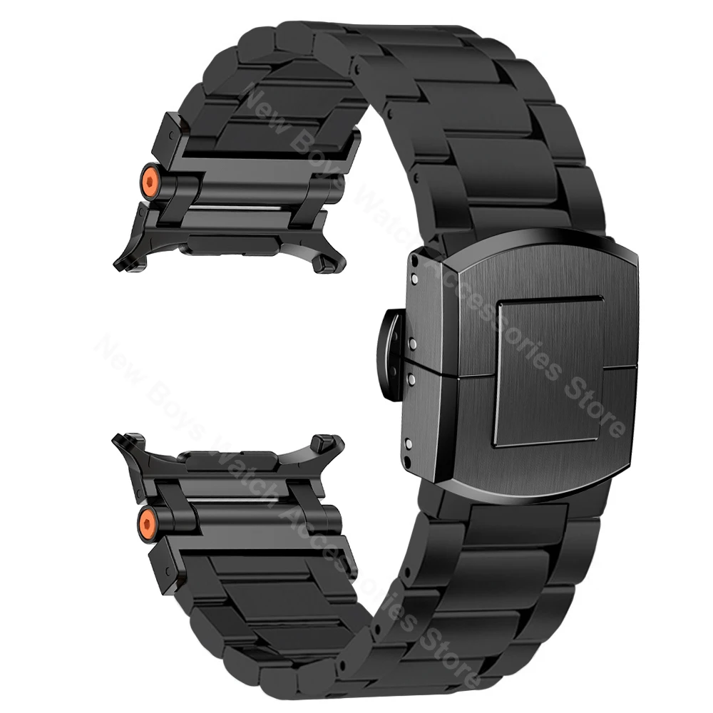 Titanium Metal Strap for Samsung Galaxy Watch Ultra 47mm 316L stainless steel Buckle Band for Galaxy Watch ULTRA No Gap Bracelet image 2