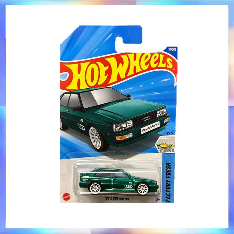

2025A Hot Wheels TH Diecast Car Model Super Treasure Hunt 87 AUDI Quattro Limitied Collectible Model Room Ornament Boy Toy Gift
