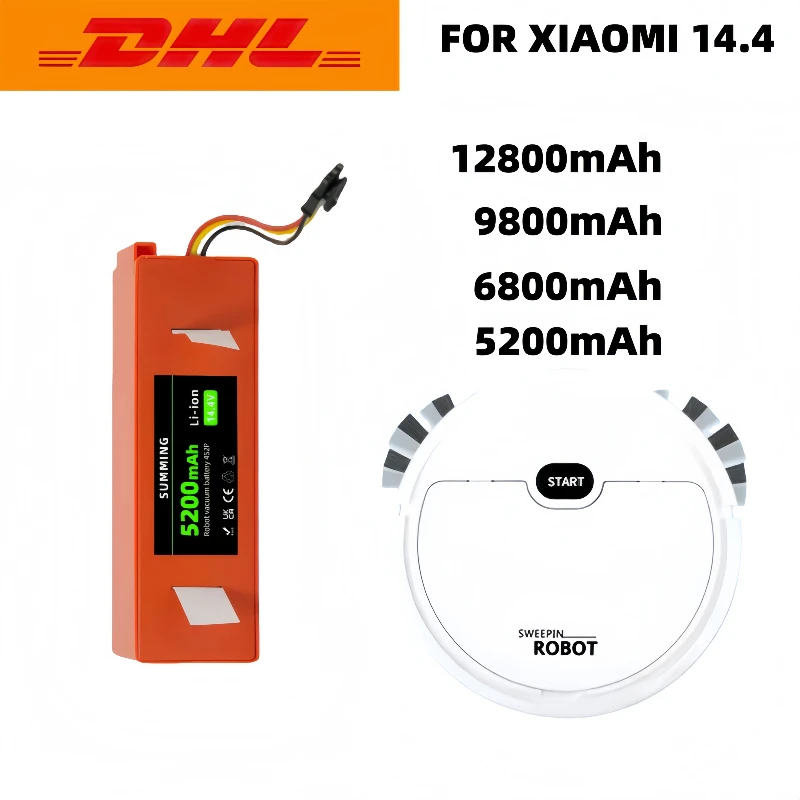 

Suitable for Xiaomi robotic vacuum cleaner 14.4V rechargeable battery suitable for Xiaomi robotic vacuum cleaner 5200mAh S51 S52