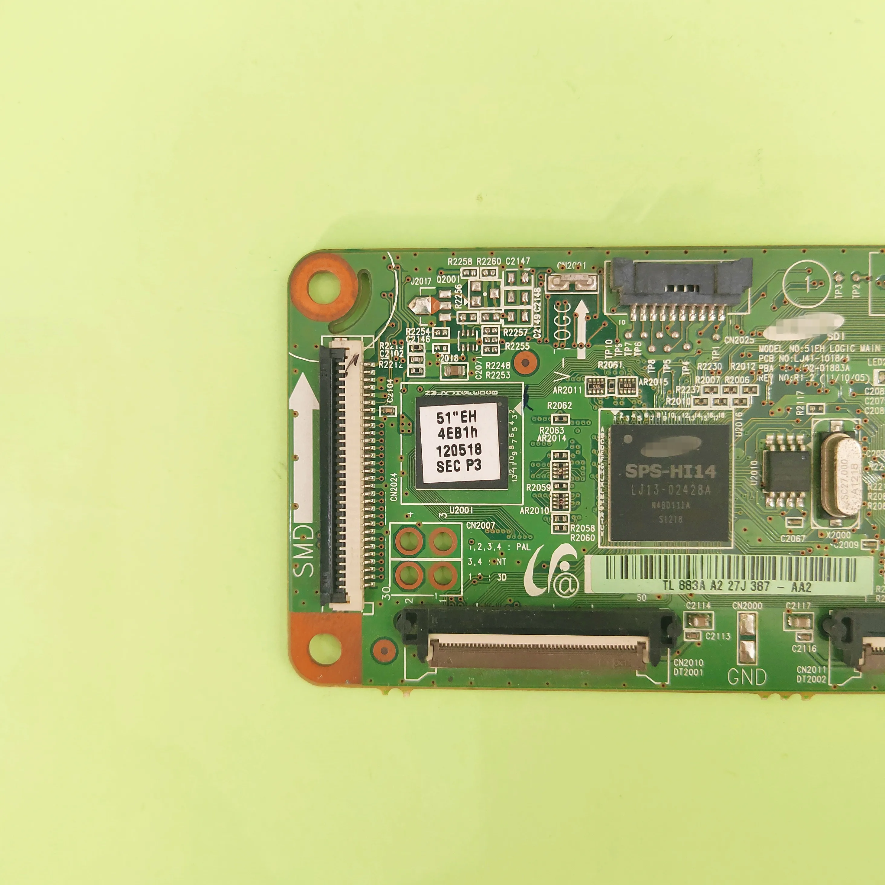 LJ41-10184A TV 로직 보드용 LJ92-01883A T-con 보드, 51 인치 PN51E450A1FXZA PN51E490B4F PN51E450A1F PL51E450A1F PS51E450A1R