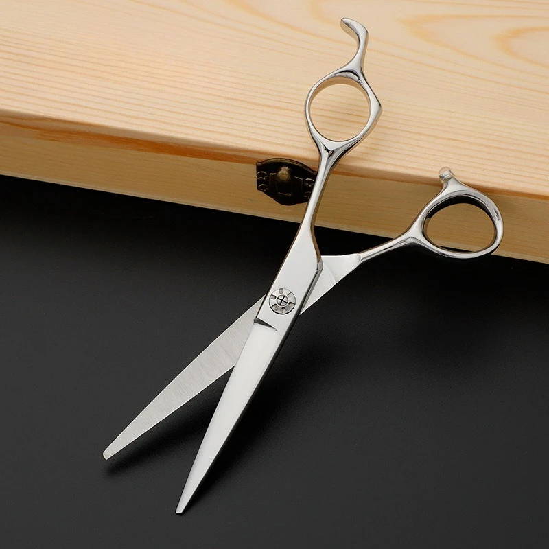 Hair Scissors 6.0 Inch, Powder Steel, Barber Shears, Flat Cutting, Styling Scissors