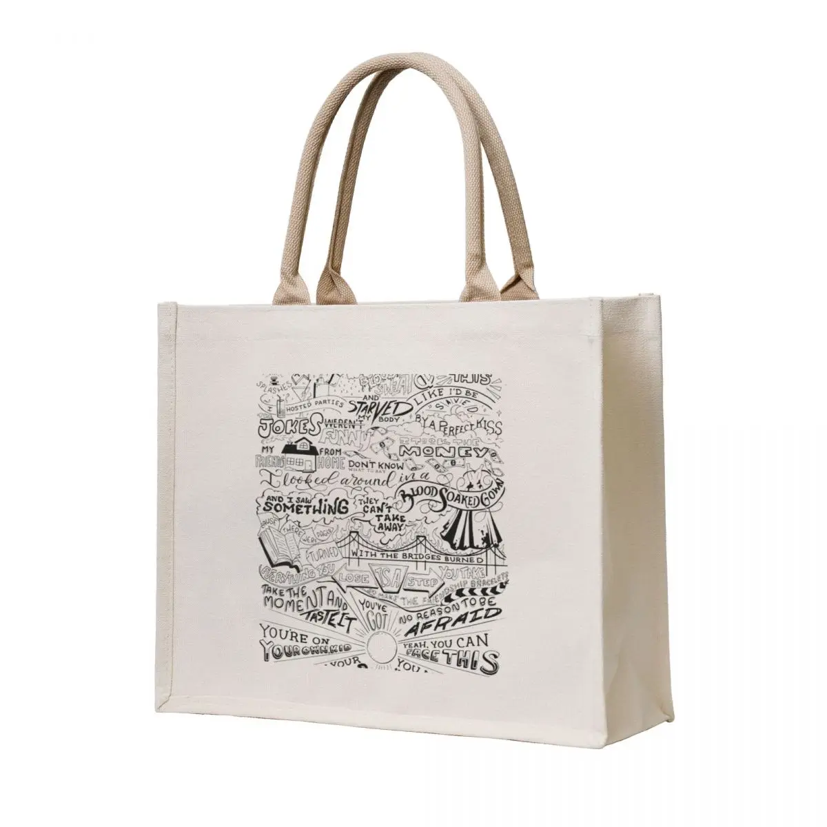 

You're On Your Own, Kid Tote Bag supermarket folding bag reusable shopping bags Women's bags Eco bag