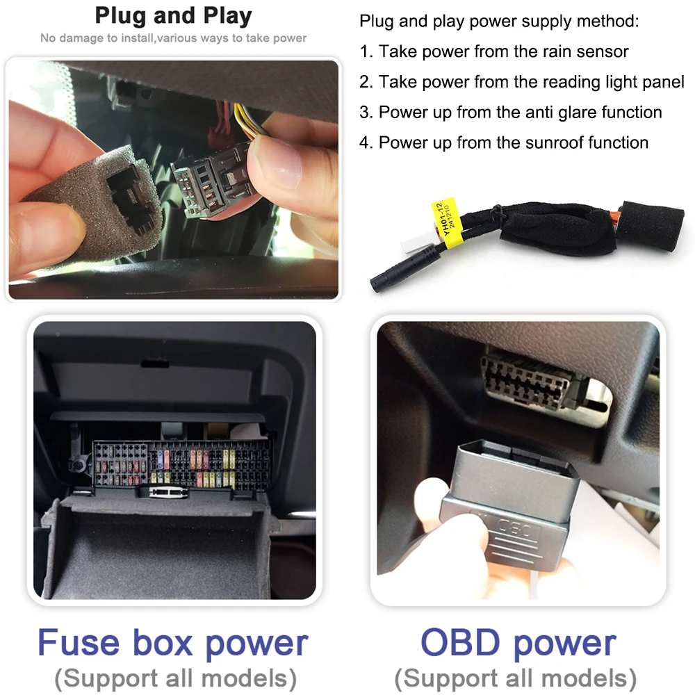 لتويوتا كراون 16 سيدان سبورت إستيت سيجنيا S235 S236 S232 S230 S238 4K DVR داش كام كاميرا سيارة سوني عدسة 24h مسجل فيديو #3