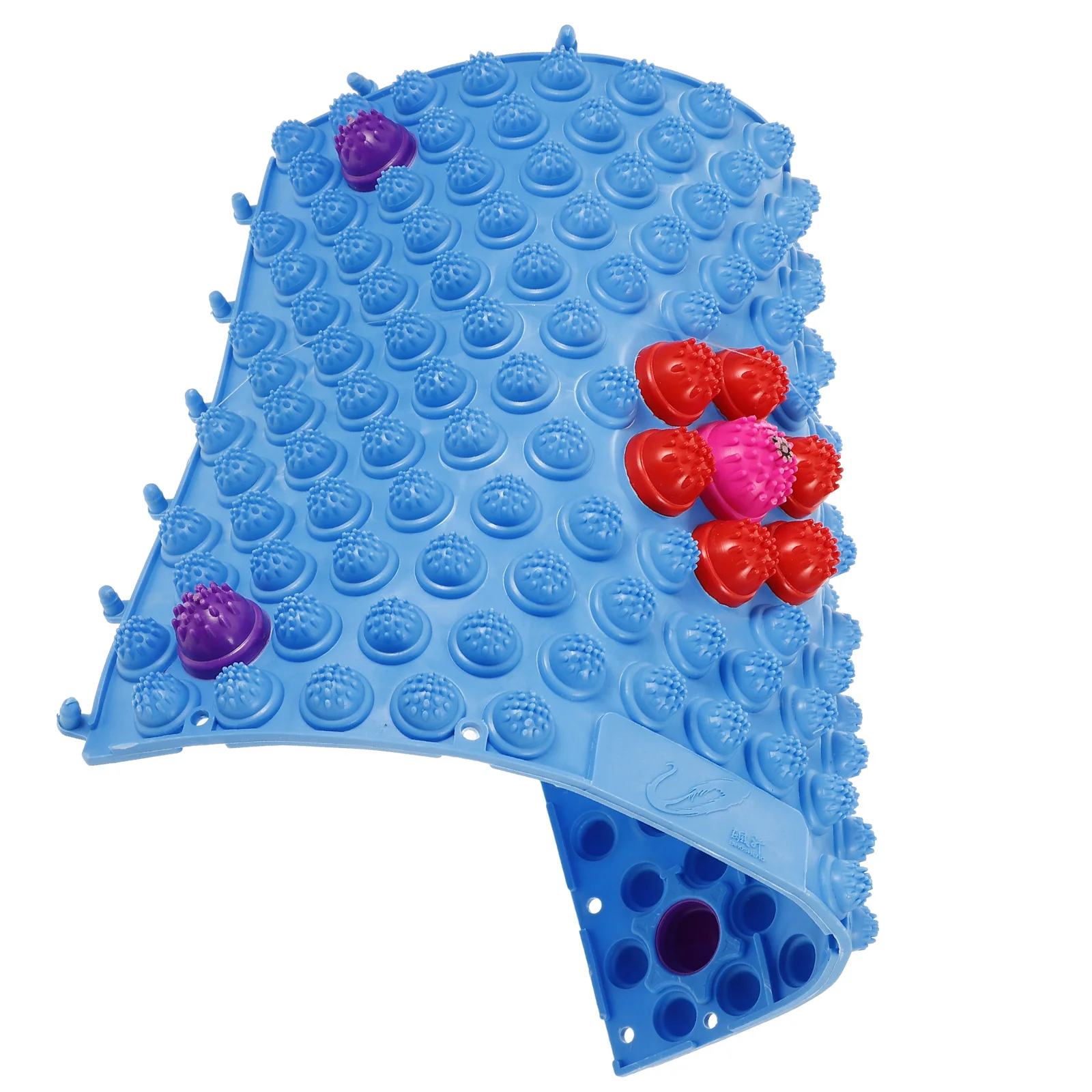 

Коврик для массажа ног, складной массажный коврик для акупрессуры для дома, путешествий, безопасный инструмент для ухода за телом, рефлексотерапия, стимуляция подошвы