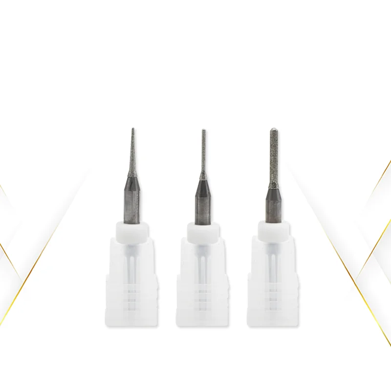 Dental Milling Burs for DEMETDENT Cad Cam Glass Ceramic Tungsten Carbide Made Cutter Milling Burs