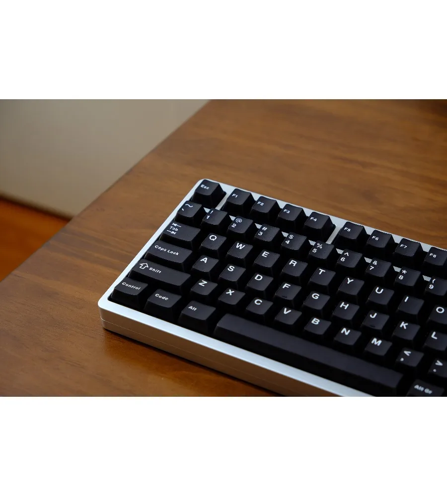 Keycap Personality Original height ABS two-color semi-transparent keycap black semi-transparent