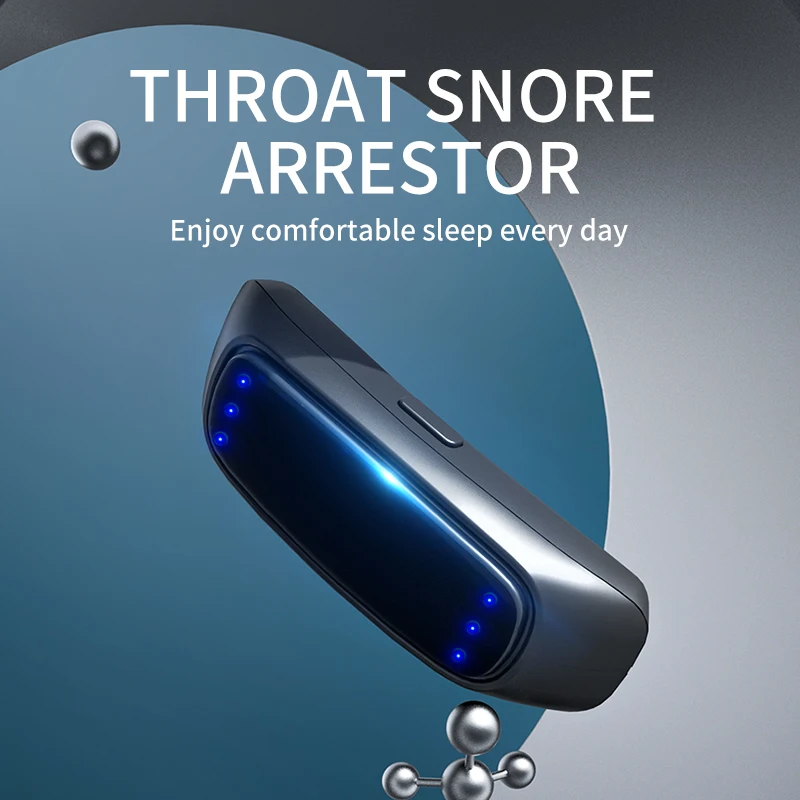 Intelligent Electric Snorer USB Rechargable Portable Snorer Enjoy Comfortable Sleep Apnea Assistant TENS Pulse Technology