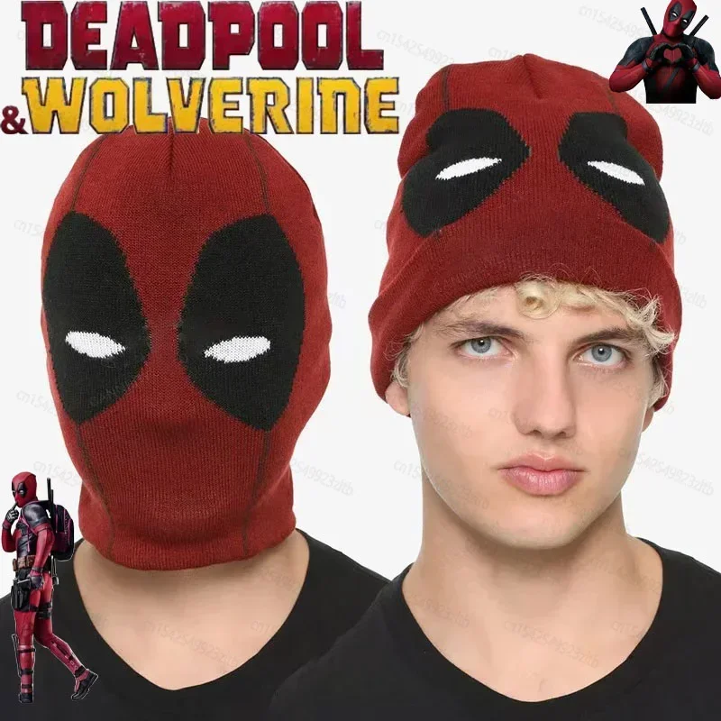 Hot Disney Cos Deadpool Headgear Mask Friends Birthday Collection Marvel Avengers Children's Halloween Cosplay Mask Gift