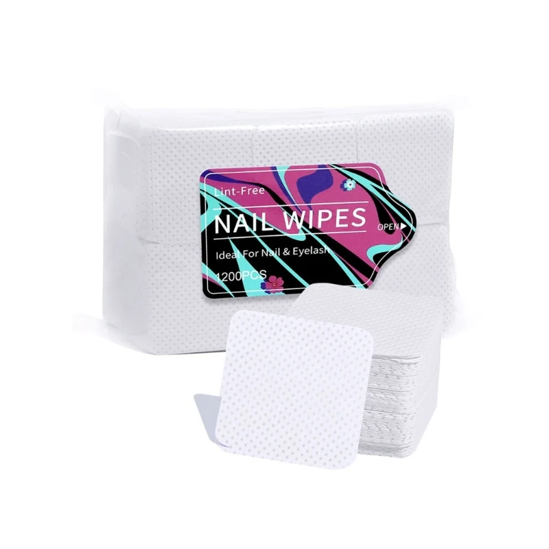 Lint Wipes,Nonwoven Fabric Cleaning Pads Salon Supplies E1YF