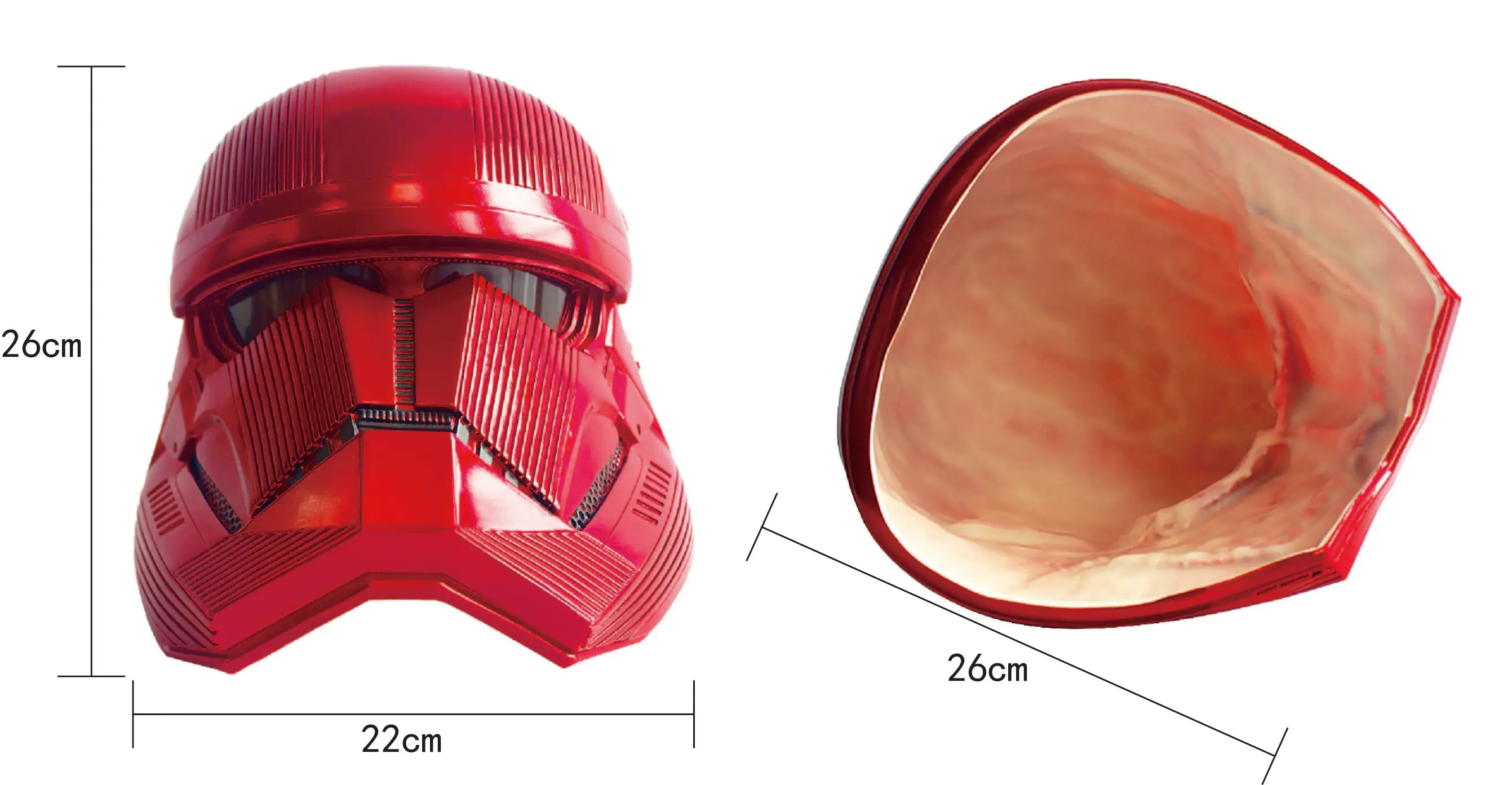 YDD PVC Cosplay Helmets ,Sith Soldiers Display Helmet Mask , Film Toys Halloween,Christmas Gift