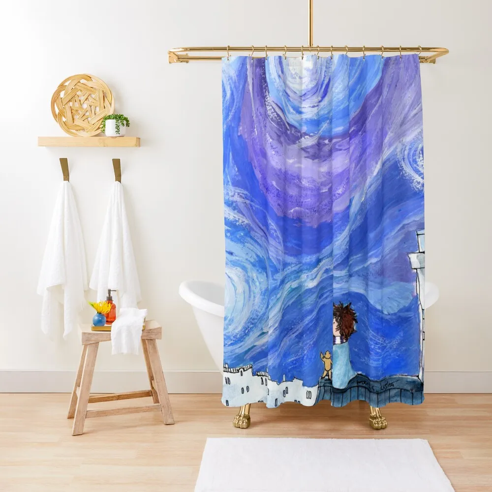 

Dreams of Vincent Shower Curtain Bathroom Fabric Bathroom Showers Shower Bathroom Curtain