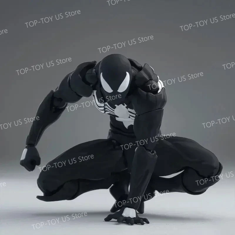 100% Original Mess Toys Spider-Man Symbiote Spiderman Messtoys Black Suit Neighbor Scarlet Spider Anime Action Figure Hadiah Mainan