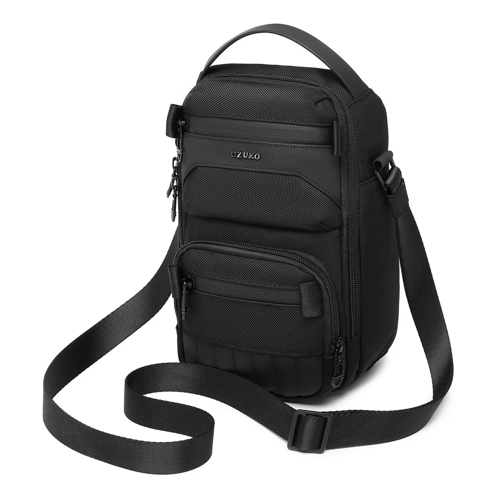 

Легкая водонепроницаемая сумка через плечо с регулируемым ремешком и несколькими карманами Модная мужская сумка на одно плечо Bolsos Hombre